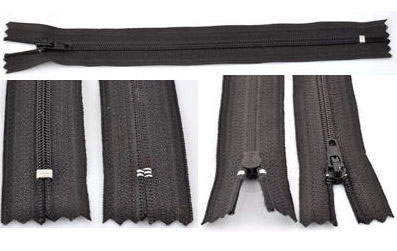 Code: D15418    --- Fermeture clair   19cm Noir---