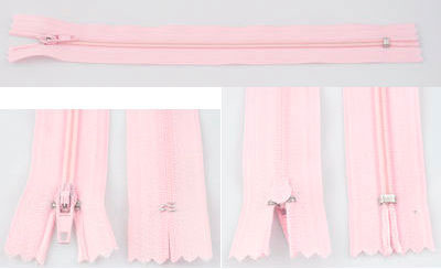 Code: D15419    --- Fermeture clair   19cm Rose Clair---
