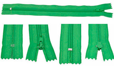 Code: D15420    --- Fermeture clair   19cm Vert---