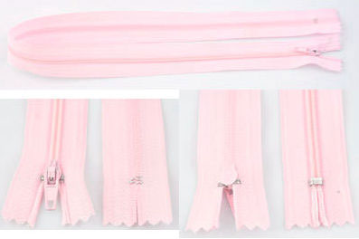Code: D15422    --- Fermeture clair   49cm Rose Clair---