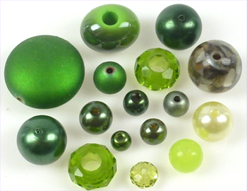 Code: D14056    --- Melange Matiere Diverses +- 130g. Vert---