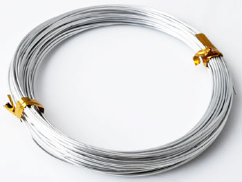 Code: D10735    --- Fil aluminium 0.8 x 10m. Argente---