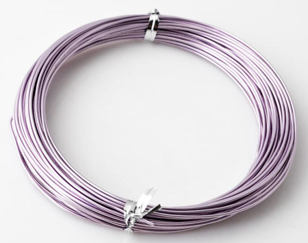 Code: D11067    --- 12 m. Alu. 1mm. Lilas---