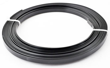 Code: D13338    --- Alu plat 5 mx3mm Noir---