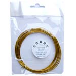 Fil alu.1,5mm x3m.brun dore (FWS130_3220) Cliquez sur la photo pour l'agrandir