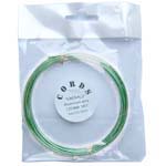 Fil aluminium . malléable . Épaisseur: 1,5mm. . Grandeur: 3 mètres . Couleur: Vert Clair Code: FWS130_4610 --- Fil alu.1,5mm x3m. Vert Clair---