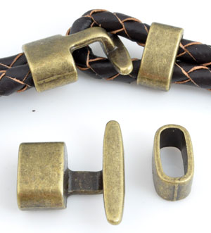 Code: D11696    --- Fermoir metal 20x22 et 13x7 bronze---