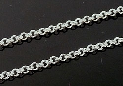Code: D08999    --- Chaine metla 2mmx1m. Silver Plated---