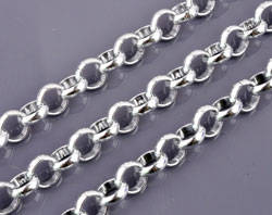 Code: D15597    --- Chaine Alu. Maille8. Nickel---