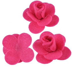 Code: D15579 (Fleur feutrage 40mm. Rose) 