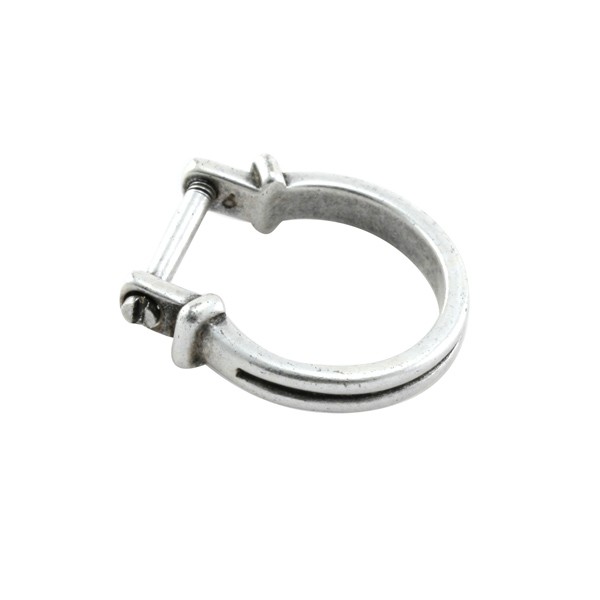 Code: 1085535    --- Bague a visser metal Vx.Argent---