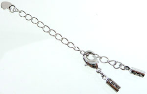 Code: D12073    --- Extension metal 80mm. Nickel---