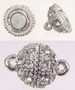 Code: D08507    --- Fermoir magnetique 18x12mm.---