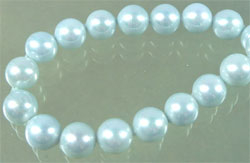 Code: D06970    --- Nacre circulaire 8mm. Bleu Glacial---