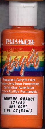 Code: APR1714    --- peinture  bonfireorange  59 ml. ---