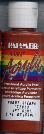 Code: APR1729 (Peinture  burntsienna  59 ml. ) 