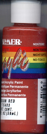 Code: APR1754 (Peinture  hudsonred  59 ml. ) 