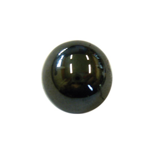 Code: KHY896    --- Hematite 6mm. grand trou---