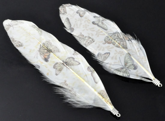 Code: D11244    --- Plumes Papillons 12-17mm.---