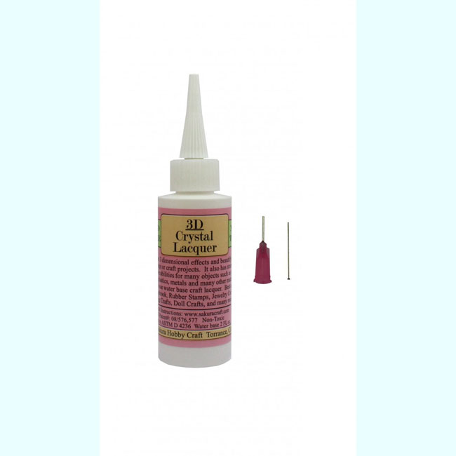 Code: 01802    --- 3D Crystal Lacquer 6cl. Starter Kit---