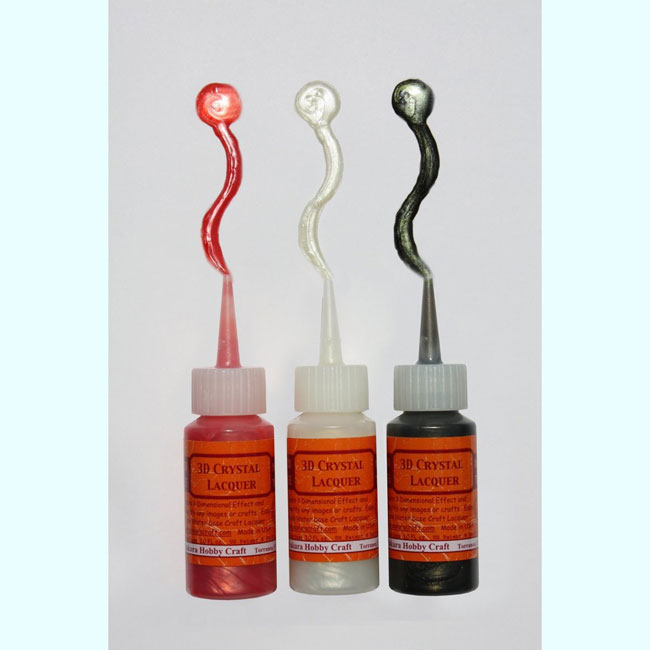 Cet ensemble comprend trois conteneurs de 1,0 oz de 3D ??en cristal de perle de couleur laquée dans un PVC mignon et pratique sac de transport. Couleurs incluses sont perle rouge perle pure et Black Pearl Code: 03037 --- 3D Crystal Lacquer Pearl Color Set (E)---