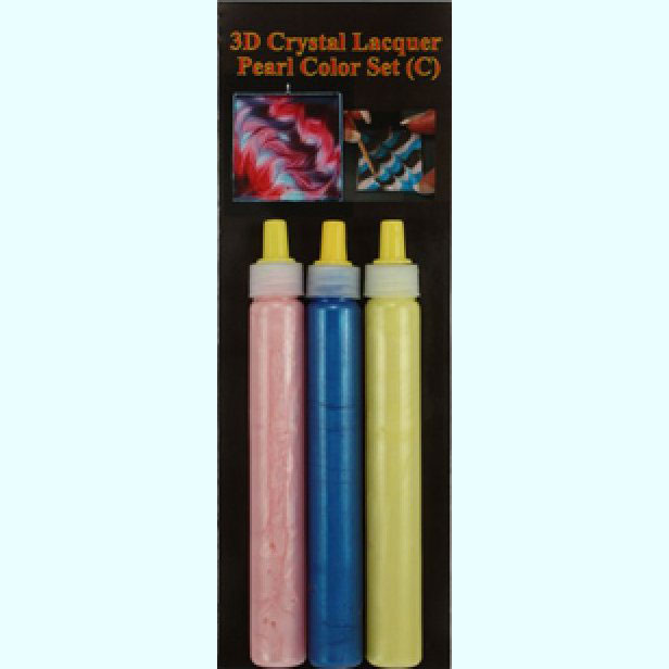 Ensemble de 3 stylos avec applicateur de laque 3D Couleur Set C Code: 03135 --- 3D Applicateur Color Set C---