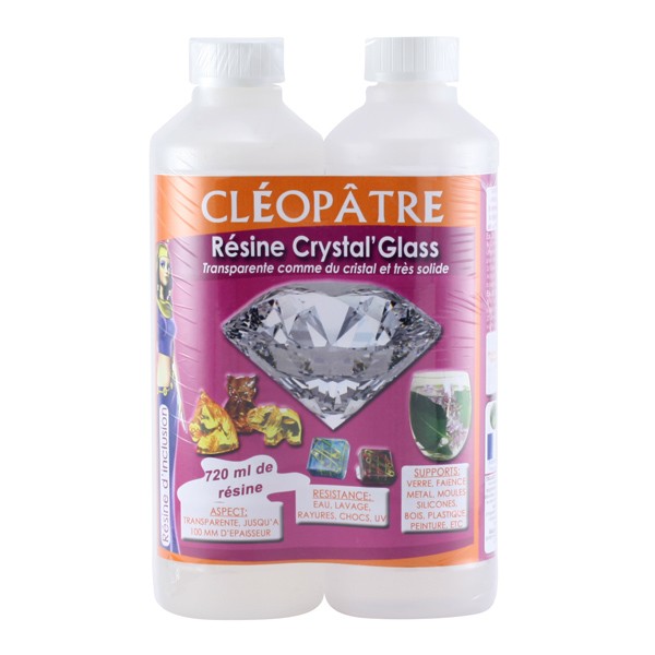 Code: 2280005    --- Resine CrystalGlass Cleopatre 720ml.---