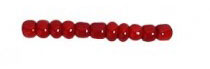 1 tube de +- 7 grammes de rocailles ronde de +- 2,5mm.de diamètre. Couleur: Rouge Code: 1180385.028 --- Tube 7grs.Rocailles 2,5 Rouge---