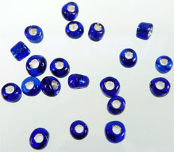 Code: D05387    --- rocailles 4mm Bleu foncé---