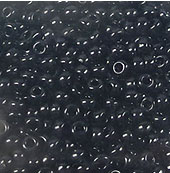 Perle de rocaille de la marque Miyuki. Perle en verre de dimension 11/0. Sachet de +- 10 grammes, soit +- 1100 pièces. Opaque Black 401: Noir Code: D14009 --- 11/0 Opaque Black 401---