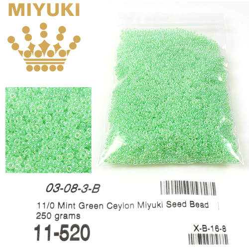 Code: D14011 (11/0 Ceylon Mint Green 520) 