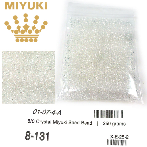Code: D14016 (8/0 Transparent Crystal 131) 