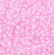 Perle de rocaille de la marque Miyuki. Perle en verre de dimension 8/0. Sachet de +- 10 grammes, soit +- 400 pièces. Pink Lined crystal 207 : Rose Transparent Code: D14021 --- 8/0 Pink Lined crystal 207---