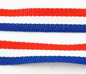 Code: D11459    --- Textile 12mm x 1m. Bleu Blanc Rouge---