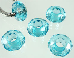 Code: D06753    --- Synth. Facettes 15x8 Grand Trou Bleu---