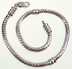 Code: J00887    --- Bracelet metal Pandora Style +- 18cm.---