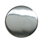 Code: KHY496_S    --- Rond plat resine 25mm. Argente---