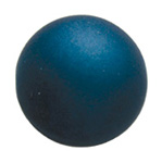 Code: KHY505_B    --- Boule 18mm. Resine satin Bleu---