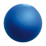 Code: KHY505_BL    --- Boule 18mm. Resine satin Bleu roy---