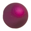 Perle en résine satinée. Boule de +-18mm. Couleur: Rose Code: KHY505_PK --- Boule 18mm. Resine satin Rose---