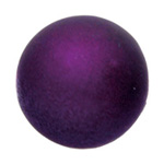 Code: KHY505_V    --- Boule 18mm. Resine satin Violet---