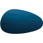 Code: KHY506_B    --- Oval plat 56x34mm. Satin Bleu---