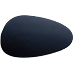 Code: KHY506_N    --- Oval plat 56x34mm. Satin Noir---