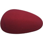 Code: KHY506_R    --- Oval plat 56x34mm. Satin Rouge---