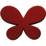 Code: KHY511_R    --- Papillon 46x34mm. Rouge---