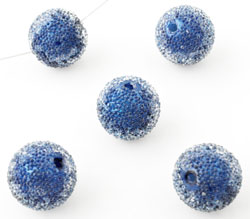 Code: D13263    --- Micro beads 13mm. Bleu fonce---