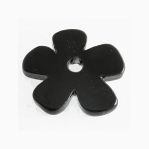 Code: 1082257    --- Fleur Ceramique noire 37mm.---