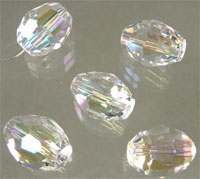 Code: D05444    --- Verre facettes 16x11 Cristal AB---