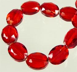 Code: D08182    --- Verre cristal avec facettes 12x9x6mm ---