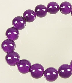 Code: D08420    --- Verre circulaire eclat 12mm. Violet---